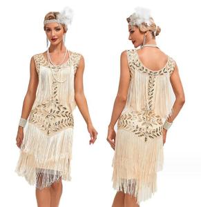 Ecoparty 1920s Flapper Gatsby Costume Accessoires Set Roaring 20s Accessoires Bandeau Perle Collier Gants Cigarette - Product Image 2