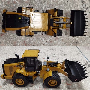 HOSHI <span class=keywords><strong>HUINA</strong></span> 1:16 <span class=keywords><strong>K966</strong></span> Voiture RC KABOLITE Bulldozer Télécommandé Hydraulique en Métal, Camion de Construction en Alliage à Simulation Réaliste - Product Image 6