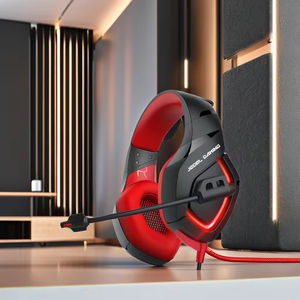 Casque de <span class=keywords><strong>studio</strong></span> professionnel filaire OEM personnalisé sans suppression de bruit, casque de sport filaire supra-auriculaire et circum-auriculaire pour le gaming avec microphone - Product Image 1
