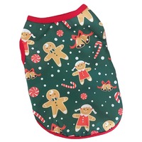 Veste en polyester pour animaux de compagnie pour Noël, pour chiens et chats, vêtements chauds d'hiver pour chiens de petite et moyenne taille