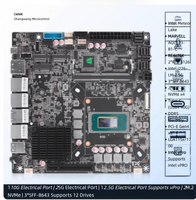 Carte mère industrielle Mini-ITX CWWK 14e génération 125H/155H/185H avec routeur souple et LAN 10G pour NAS