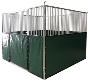 حصان بإسطبال من الفولاذ المغلفن بالغمس الساخن مع لوح حصان لإستبال الحصان من نسيج متين - Product Image 3