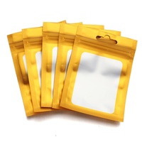 Sacs refermables colorés mats en PE avec fenêtre pour boucles d'oreilles, bijoux, emballage cadeau, électronique numérique – Disponibles en gros