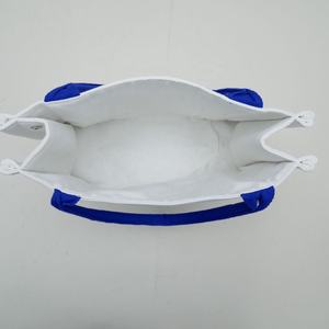 Vente directe en usine Sacs à main en toile de coton avec logo personnalisé écologique Sacs fourre-tout réutilisables pour femmes - Product Image 2