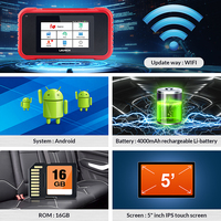 Launch Creader Professional 129E, Compatible con Funciones OBD2 Completas, CRP129E para Herramientas de Diagnóstico de Automóviles de Pasajeros, X431 LAUNCH