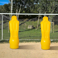 Mannequin de football gonflable en PVC robuste pour entraînement, mur de tir portable pour exercices de frappe au but
