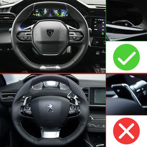 Pour <span class=keywords><strong>Peugeot</strong></span> <span class=keywords><strong>308</strong></span> 3ème génération 408 PHEV 2022 2023 SW <span class=keywords><strong>GT</strong></span> hybride Premium voiture volant manette de vitesse palette DSG étendre accessoires - Product Image 6