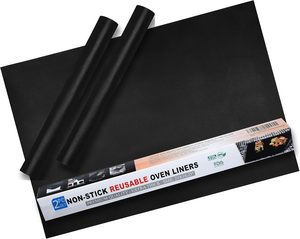 Revestimientos para el Fondo del Horno, Libres de BPA y PFOA, Accesorio de Cocina para Mantener el Horno Limpio, Revestimiento Protector Reutilizable y Resistente - Product Image 1