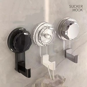 Nail-free Vacuum Hooks Powerful Suction Cup Reusable Storage Hook Heavy Duty Bathroom <b>Kitchen</b> Hanger Traceless Clothes Wall Hook - Product Image 5