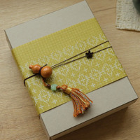 Rouleau de papier artistique en fibre de pâte à papier recyclable, gaufré à motifs multicolores, pour l'emballage, les cartes, la papeterie et la production de cadeaux