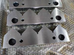 Lame industriali dimensioni su misura frantoio lama coltelli fresa per Pet bottiglia frantoio lega brasatura lama fissa - Product Image 4