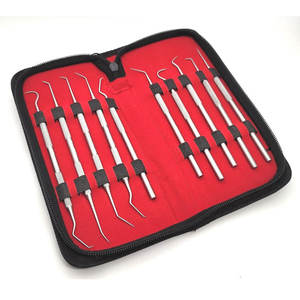 Equipo de Laboratorio Dental, Instrumentos Manuales de Acero Inoxidable para Examen Dental, Incluye Exploradores y Scalers - Product Image 1