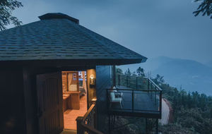 Maison en bois modulaire préfabriquée, chalet en rondins avec terrasse et piscine, maison de luxe en bois, lodge, mini-resort, séjour, bungalow - Product Image 3