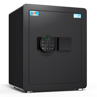 Coffre-fort de bibliothèque, grand, à porte simple, électronique, numérique, avec lecteur d'empreintes digitales, en acier, système d'alarme antivol, armoire à livres