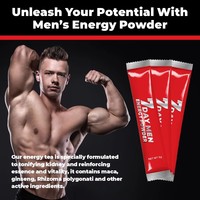 AegleWell Poudre Énergisante Naturelle Végétalienne pour Hommes Adultes, 7 Jours, Booster Herbal pour la Santé Sexuelle, Mélange de Maca, Poudre Végétale Certifiée Halal