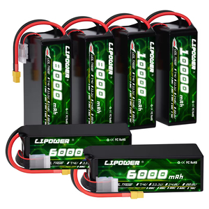 แบตเตอรี่โดรน Lipower 8000mAh 10000mAh 12000mAh 16000mAh 22000mAh 4S 14.8V 6S 22.2V 8S 29.6V สำหรับโดรน VO-10000 ขนาด 7-15 นิ้ว รุ่น B - Product Image 1