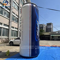 Ballon gonflable géant en forme de canette de bière de 15 pieds de haut pour la publicité en plein air