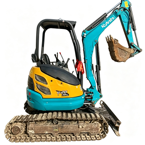 Miniexcavadora Usada Kubota U20 U17 de 2 Toneladas, Excavadora de Construcción, Kubota U15/U25/U20/U35 Lista para Enviar - Product Image 1