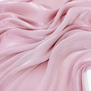 Женский дышащий креповый легкий шарф из блестящей тонкой пряжи, длинный, блестящий, мусульманский хиджаб, малайзийский арабский тонкий хиджаб, мусульманский платок-хиджаб - Product Image 6