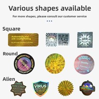 Étiquettes holographiques 3D personnalisées anti-contrefaçon, étanches, pour l'électronique grand public, les téléphones portables, les écouteurs, les haut-parleurs