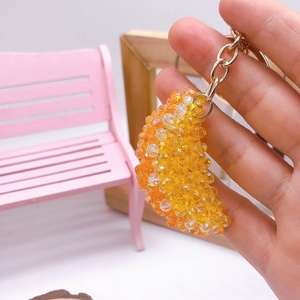 Llavero de Frutas con Cuentas Acrílicas Hechas a Mano, Venta al Por Mayor de Fábrica, Pequeña Decoración, Regalo Promocional Económico, Llavero de Frutas Bonito para Niños - Product Image 6