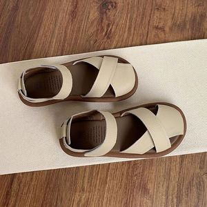 Nuevas Sandalias Planas de Punta Cerrada para Mujer 2026, Estilo Romano, Zapatos de Pescador para Mujeres Embarazadas y Estudiantes, Sandalias Planas Suaves para la Playa - Product Image 2
