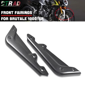 Para MV Agusta <span class=keywords><strong>Brutale</strong></span> <span class=keywords><strong>1000</strong></span> <span class=keywords><strong>RR</strong></span> RS Rush <span class=keywords><strong>1000</strong></span> Dragster 800 R/<span class=keywords><strong>RR</strong></span>/RC, Soporte de Guardabarros Delantero de Fibra de Carbono, Panel Lateral de Carenado, Acabado Mate - Product Image 1