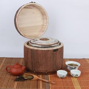 Mini Caja de Té de Bambú Ecológica, Diseño Moderno, Barril de Madera para Granos de Café con Tapa para Guardar Bolsitas de Té para Uso Doméstico - Product Image 3