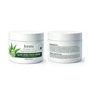 Crème pour le visage à l'aloe vera Icesea, hydratante, réparatrice, apaisante, soin des peaux sèches, vente en gros OEM - Product Image 6