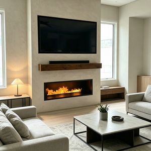 Chimenea Eléctrica Decorativa con Vapor de Agua Atomizado 3D, Simulación de Llama, para Mueble de TV - Product Image 1
