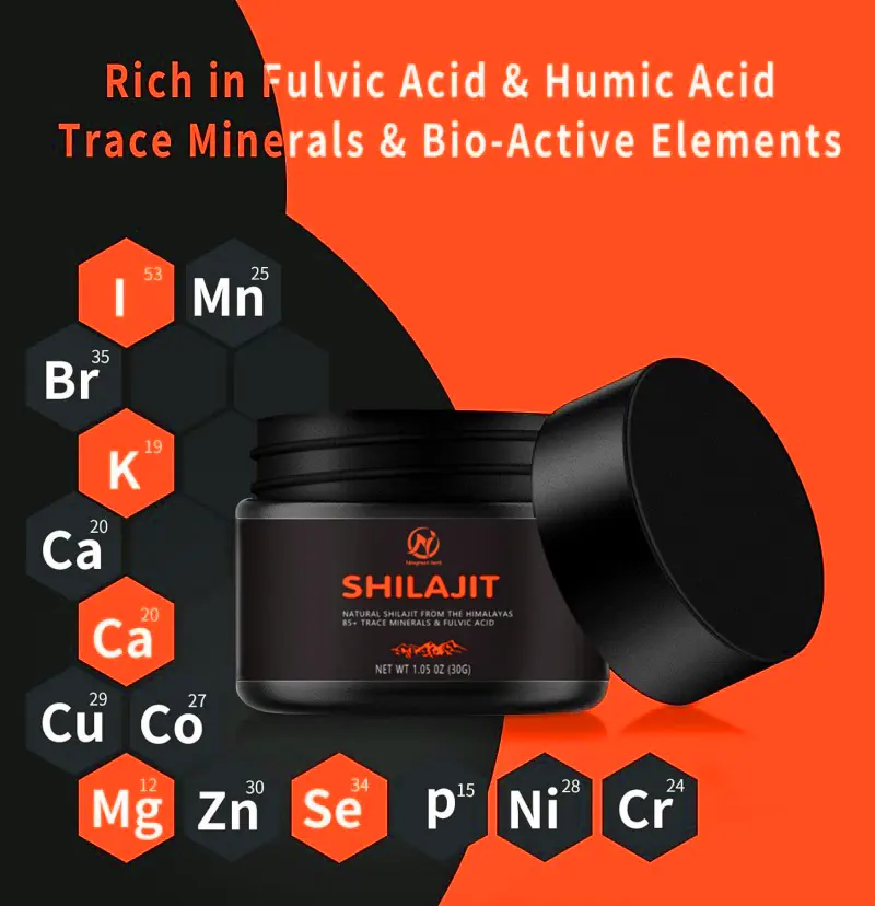 Fourniture de résine Newgreen Shilajit de haute qualité avec acide fulvique riche provenant de l'Himalaya en Inde disponible