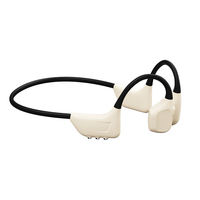 Écouteurs à conduction osseuse avec lumières LED de sécurité SOS, Bluetooth à oreille ouverte pour la course, écouteurs sportifs sans fil résistants à la transpiration