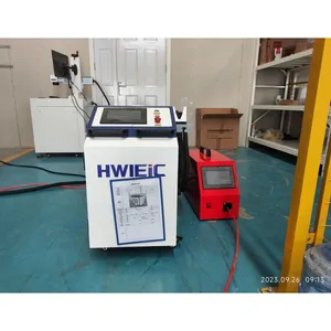 Mini prix de soudage laser 1500W 2000W 3000W HWlEiC flambant neuf 3 en 1 machine de découpe de nettoyage de soudage laser