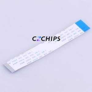 JS05B-30P-100-4-8 FFC Cable (Flexible Flat Cable) P=0.5mm Connector 30P 0.5mm 0.3mm Reverse - Product Image 1