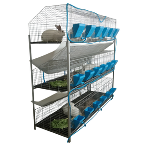 Heavy Duty Galvanized <b>Rabbit</b> Breeding Cage with Attachable Nest Box for Farm Use - Product Image 6