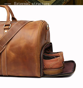 Bolsa para Llaves RFID de Cuero Genuino Hecha a Mano, Estilo Vintage Retro, Mini, con Bolsillo para Monedas con Cremallera, Gran Capacidad, para Colgar en la Cintura - Product Image 4