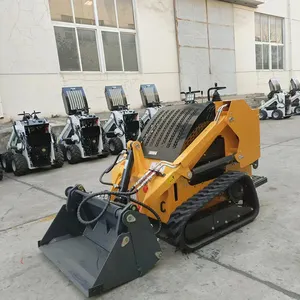 Hot Sale Mini diesel or Gasoline Skid Steer Loader Price List With Hammer Attachments