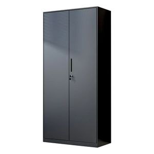 Archivador Metálico Alto <span class=keywords><strong>de</strong></span> 2 Puertas con Estantes Ajustables para Oficina en Casa, Almacén o Garaje - Product Image 1