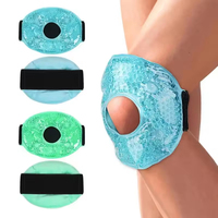 FSPG Coussinets en gel réutilisables, souples et fins pour coudes et genoux, compresses chaudes et froides pour le soulagement des blessures sportives