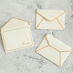 Tarjetas de Agradecimiento con Logotipo Personalizado, Notas a Granel, Diseños en Blanco para Escribir a Mano, Cuidado de Joyas, Sobres de Papel Kraft Marrón - Product Image 5