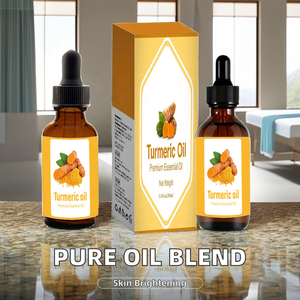 Label privé 100% pur naturel bio corps visage soin des cheveux <span class=keywords><strong>huile</strong></span> <span class=keywords><strong>essentielle</strong></span> de curcuma <span class=keywords><strong>Anti</strong></span>-âge rafraîchissant <span class=keywords><strong>huile</strong></span> de visage au curcuma - Product Image 2