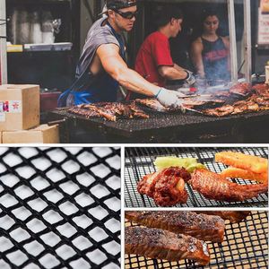 Nueva Malla Antiadherente para Barbacoa, Reutilizable, Resistente al Calor, para Hornear, Cocinar, Ahumar, Accesorios para Barbacoa - Product Image 2