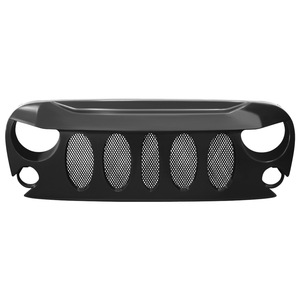 Nouvelle calandre avant style démon noir mat en plastique ABS pour Wrangler JK JKU 2007-2018, accessoires de remplacement extérieurs pour la route - Product Image 3