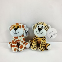 Juguetes de Peluche Personalizados, una Serie de Pequeños Animales: León, Zorro, Mono, Tigre, Elefante, Muñeco de Peluche, Animal de Peluche, Certificado de Seguridad