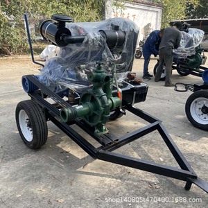 Bomba de Agua Diésel de 120 HP, 3 Pulgadas, de Alta Presión, con Doble Impulsor, para Sistemas de Riego Agrícola - Product Image 2