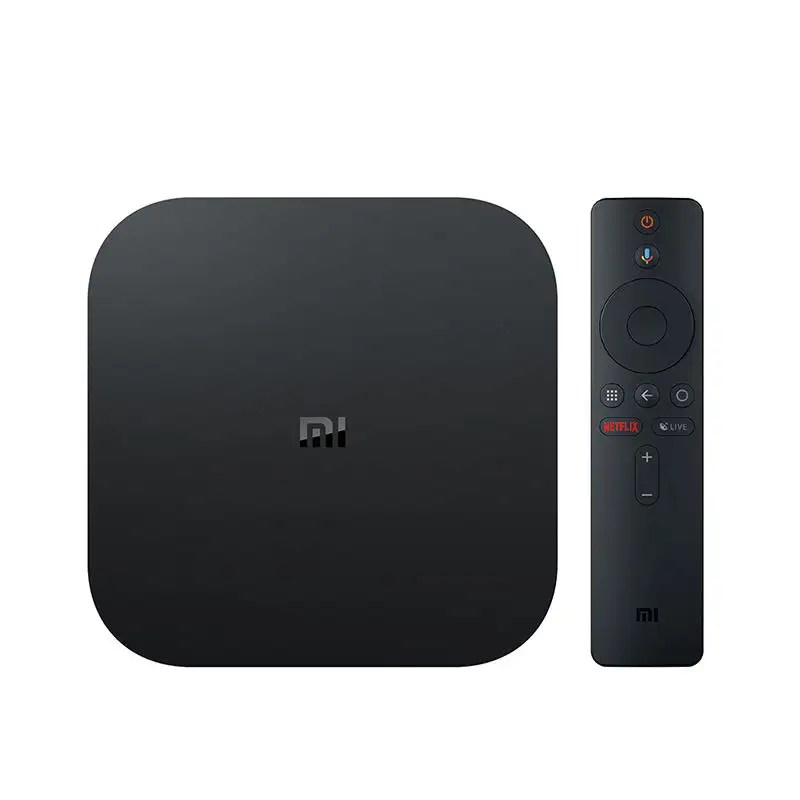 Originele Xiaomi Mi Box S 4K Android Tv Box Met Google Assistent Remote Streaming Mediaspeler Draadloze Routers Xiaomi Mi Box