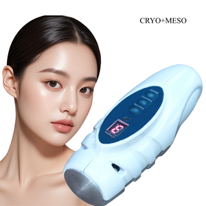Mesin mesoterapi wajah frekuensi tinggi, mesin terapi Cryo bebas jarum elektroporasi Meso alat Anti Penuaan - Product Image 1