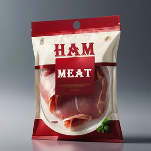 ถุงพลาสติกบรรจุอาหารแบบสูญญากาศ3ด้านซีลถุงแฮมสำหรับรมควันเนื้อปลาดองไส้กรอกพิมพ์ลายได้ตามต้องการ - Product Image 4