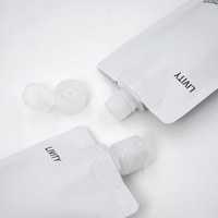 Pochette Doypack personnalisée en aluminium avec bec verseur, sac à eau laminé, emballage liquide pour shampoing et cosmétiques