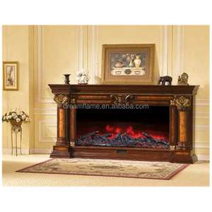 Cheminée Insert Décoratif Poêle À Granulés Monté À La Vapeur D'eau Salon Maison Intelligente Console En Fonte Flamme Décor Cheminée Led - Product Image 6